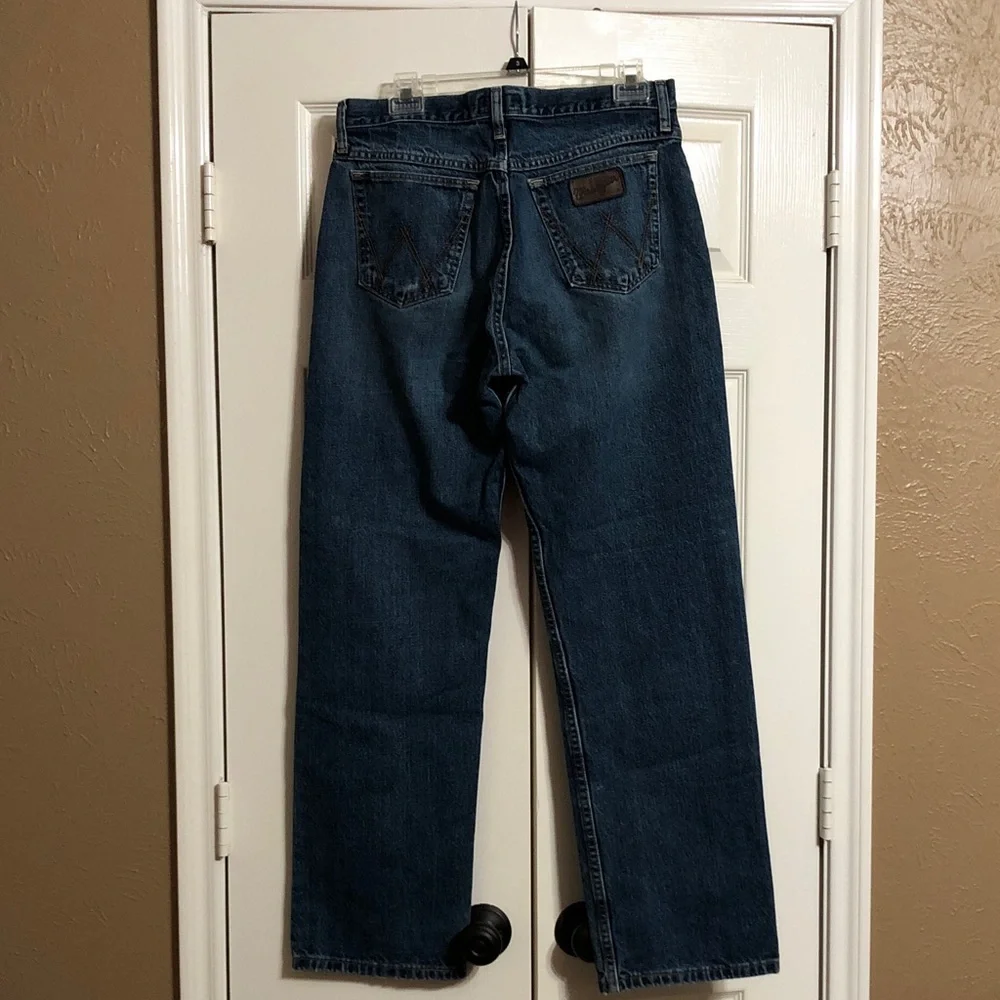 Mens Wrangler 20X Bootcut Blue Jeans Size 30x30 Competition Style 01